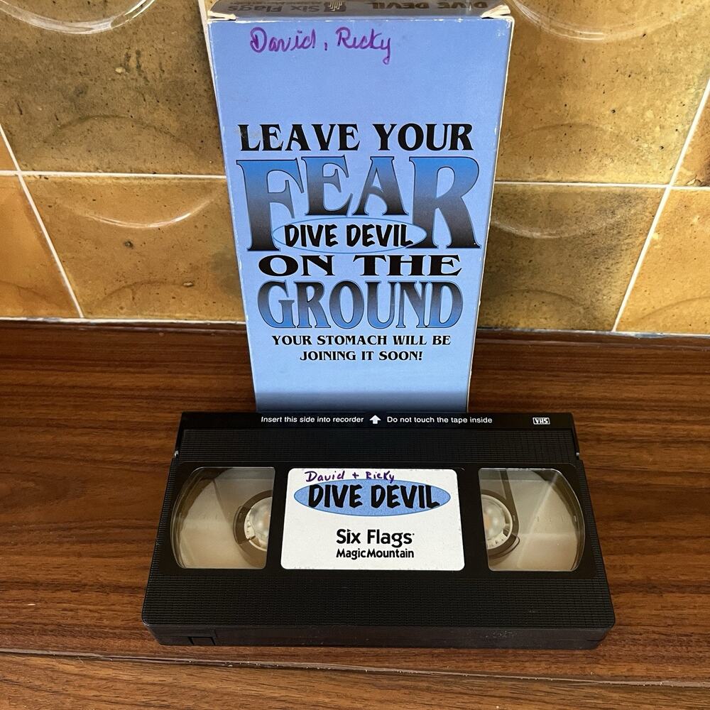Dive Devil Six Flags Magic Mountain Promotional VHS